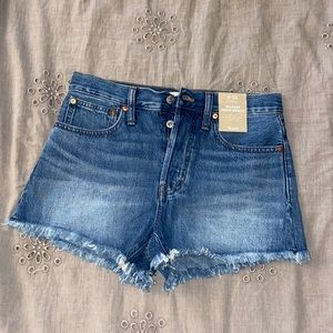 NWT Madewell Relaxed Denim Shorts